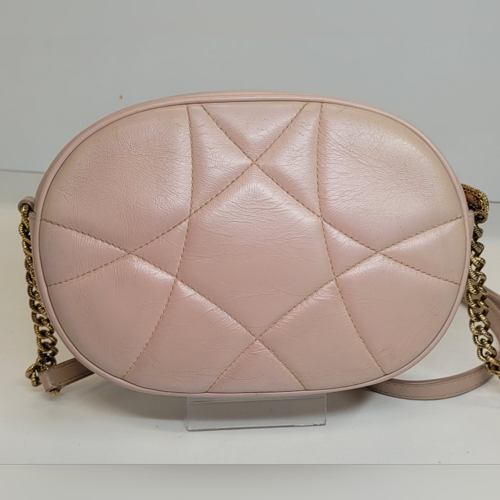 SOLD!! Dolce & Gabbana Devotion Sacred Heart Pink Calfskin Crossbody Bag - Picture 7 of 15
